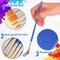 50-Piece Bulk Nylon Hair Paint Brushes – Flat & Round Brushes for Acrylic, Watercolor, Craft, and Detail Painting
